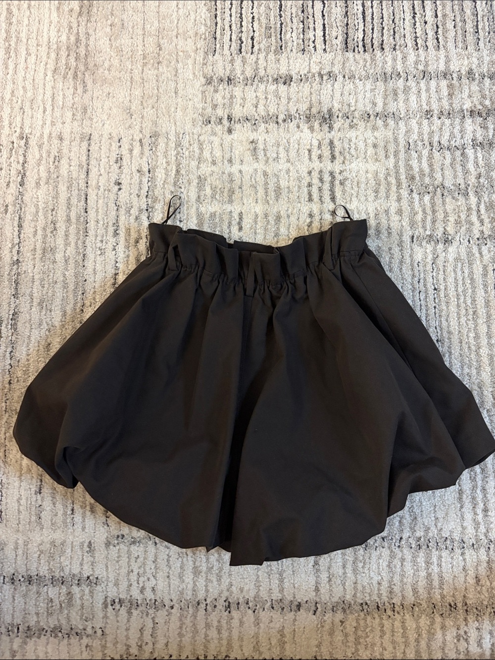 Zara Black Paperbag Bubble Skort - Picture 8 of 13